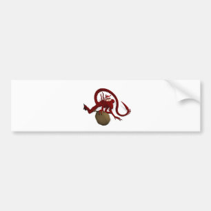 Santa Claus From Outer Space Bumper Sticker