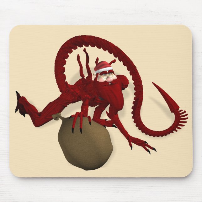 Santa Claus From Outer Space Mouse Mat (Front)