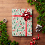 Santa Claus Gift Wrapping Paper<br><div class="desc">Celebrate the magic of the holidays with this festive Christmas wrapper design. Perfect for seasonal gifts,  decorations, and holiday style, it brings the joy of Christmas wrapping into everyday items.</div>