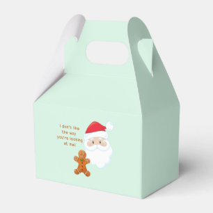 Santa Claus & Gingerbread Boy Favour Box