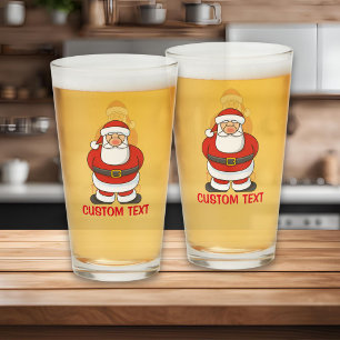 Santa Claus Glass