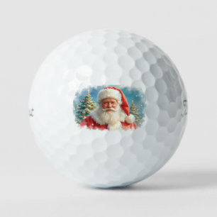 Santa Claus, golf ball ⛳