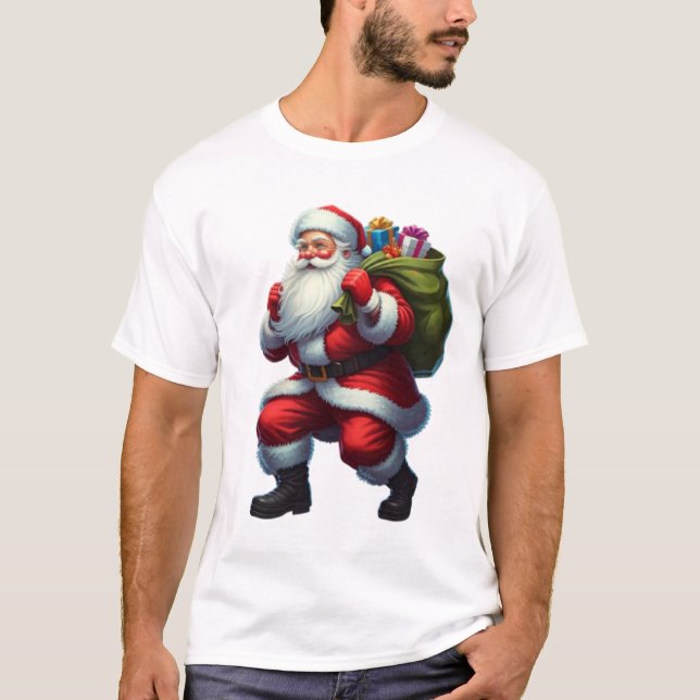 Santa Claus Got Surprises T-Shirt (Front)