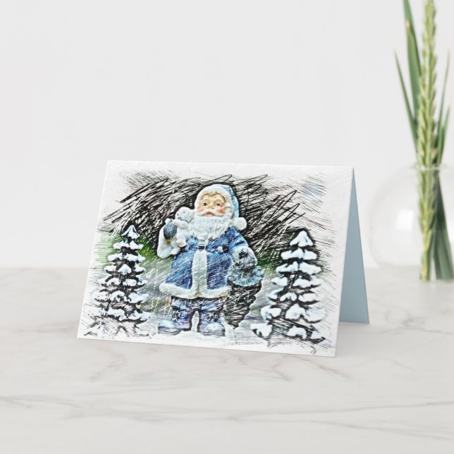 santa claus greeting card  (Front)