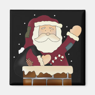 Santa Claus Happy Holidays Magnet