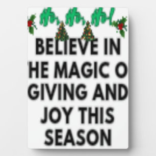 Santa Claus Happy New years 💐 Plaque