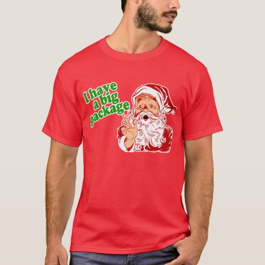 Santa Claus has a big package T-Shirt