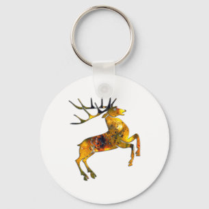 Santa Claus Has Many Reindeer - Egg Reindeer Key Ring