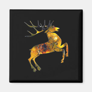 Santa Claus Has Many Reindeer - Egg Reindeer Magnet