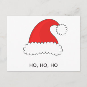 Santa Claus hat Holiday Postcard
