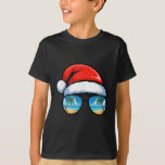 Santa Claus Hat Sungles Beach Christmas In July Su T-Shirt<br><div class="desc">Santa Claus Hat Sungles Beach Christmas In July Summer</div>