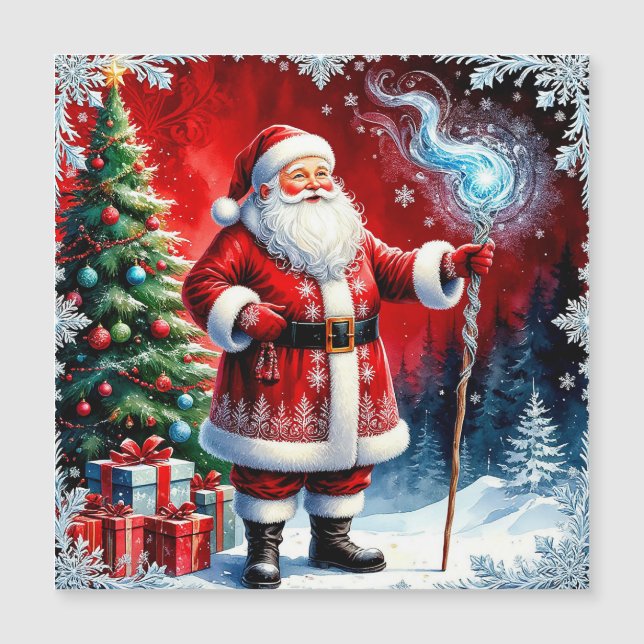 Santa Claus Holding Magic Staff (Front)
