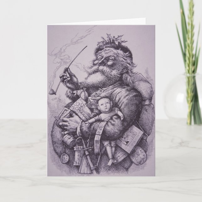 Santa Claus Holiday Card (Front)