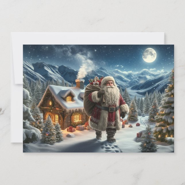 Santa Claus Holiday Card (Front)