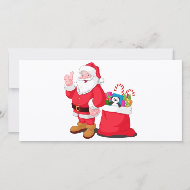 Santa Claus Holiday Card (Front)