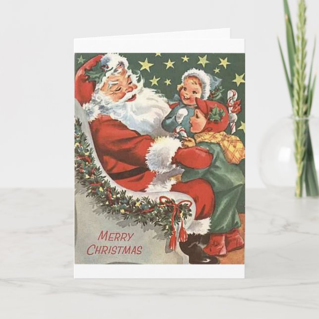 Santa Claus Holiday Card (Front)