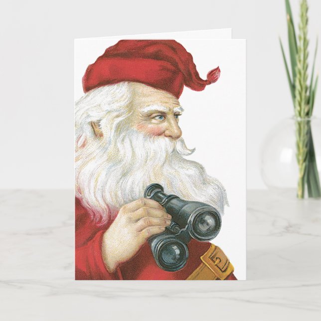 Santa Claus Holiday Card (Front)