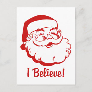 Santa Claus Holiday Postcard
