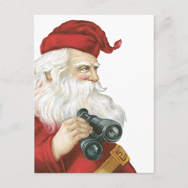 Santa Claus Holiday Postcard (Front)