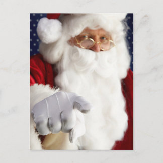 Santa Claus Holiday Postcard