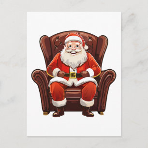 Santa Claus Holiday Postcard
