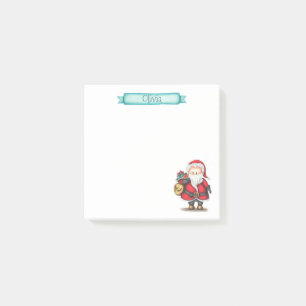 Santa Claus Holidays Personalised Post-it Notes
