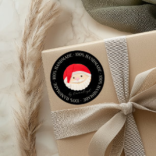 Santa Claus Homemade Cookie Classic Round Sticker