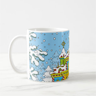 Santa Claus housesanta,claus,house,winter,frost,gr Coffee Mug