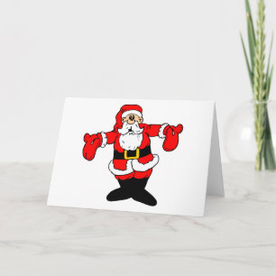 Santa Claus Hug Christmas Love Xmas Holiday Card