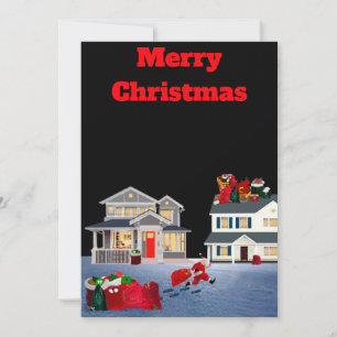 Santa Claus Hustle Card