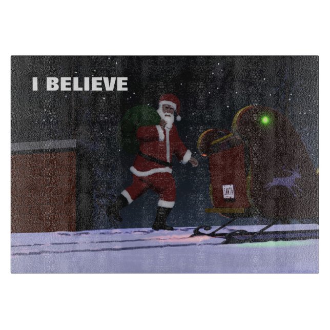 Santa Claus - I Believe Cutting Board (Front)