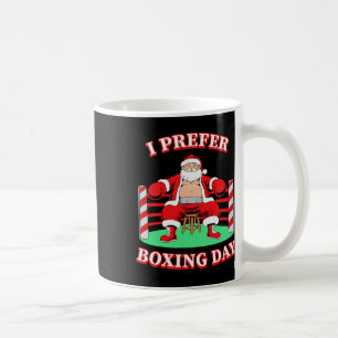 Santa Claus I Prefer Boxing Group Matching Christm Coffee Mug