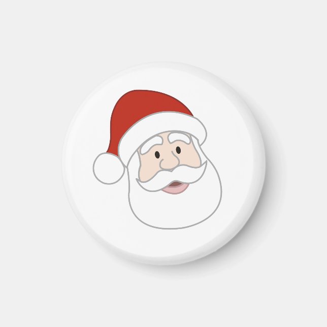 Santa Claus Illustration Magnet (Front)