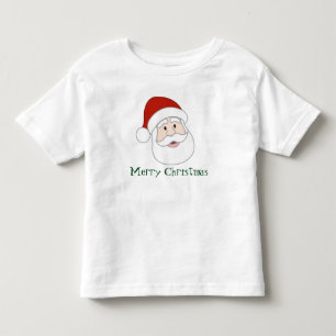 Santa Claus Illustration & Text Toddler T-Shirt