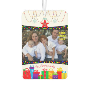 Santa Claus in Central Park NY PHOTO INSERT Card - Car Air Freshener