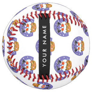 Santa Claus In Chimney, Snow, Christmas, New Year Softball