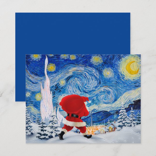 Santa Claus is coming Postcard (Front/Back)