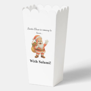 Santa Claus is coming to town.. With Salami! Favour Box