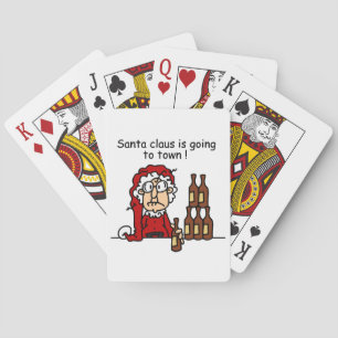 Santa Claus is Going to Town Playing Cards