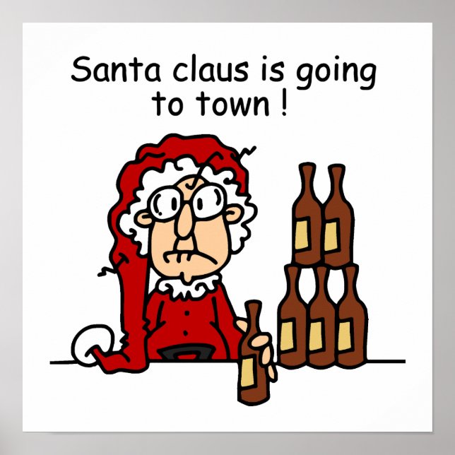 Santa Claus is Going to Town Poster (Front)