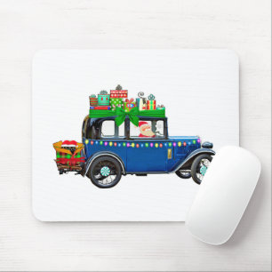 Santa Claus Jalopy Mouse Mat