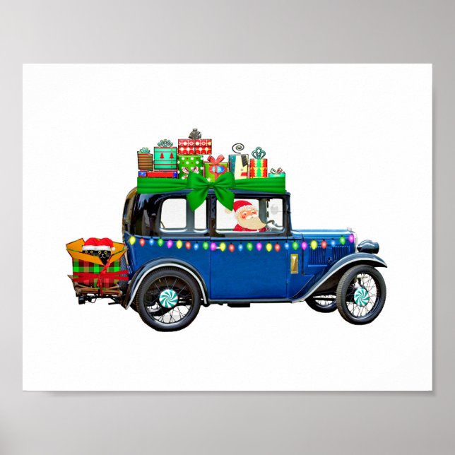 Santa Claus Jalopy Poster (Front)