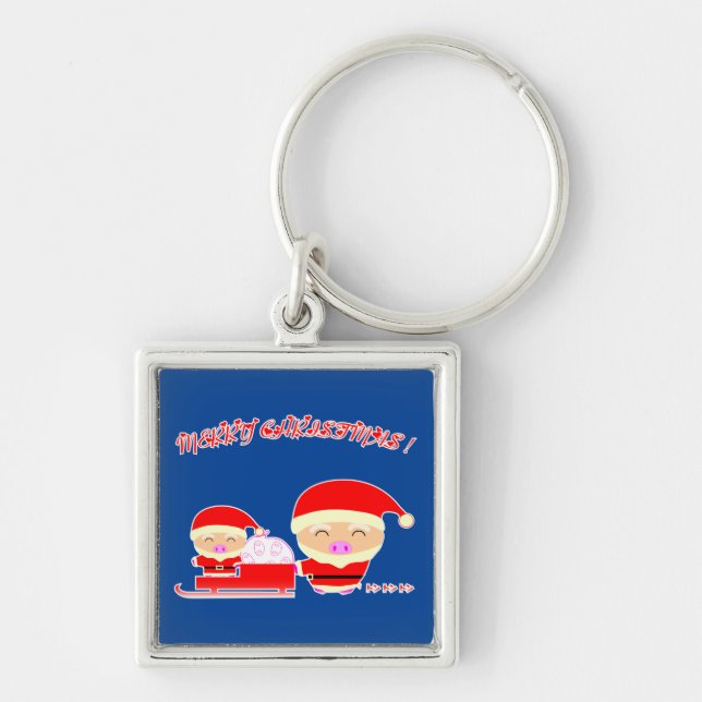 Santa Claus Key Ring (Front)