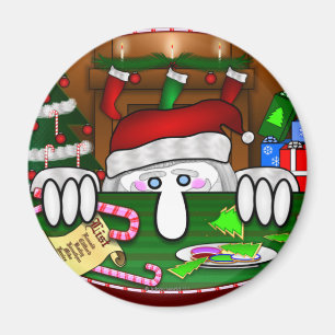 Santa Claus Kilroy Magnet