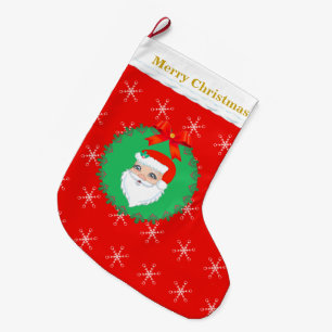 Santa Claus Large Christmas Stocking