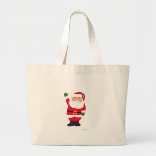 Santa Claus Large Tote Bag