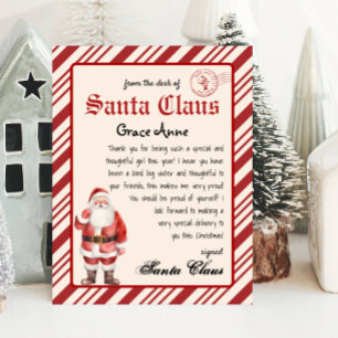 Santa Claus Letter from Santa Vintage Printable