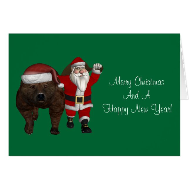 Santa Claus Loves Bears (Front Horizontal)