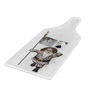 Santa Claus Loves Playing Poker Cutting Board