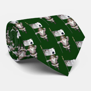 Santa Claus Loves Playing Poker Tie